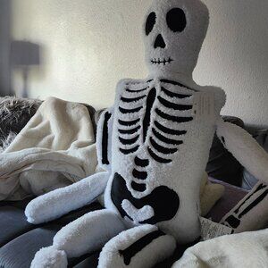 Issac Mizrahi Large Skeleton Body Pillow